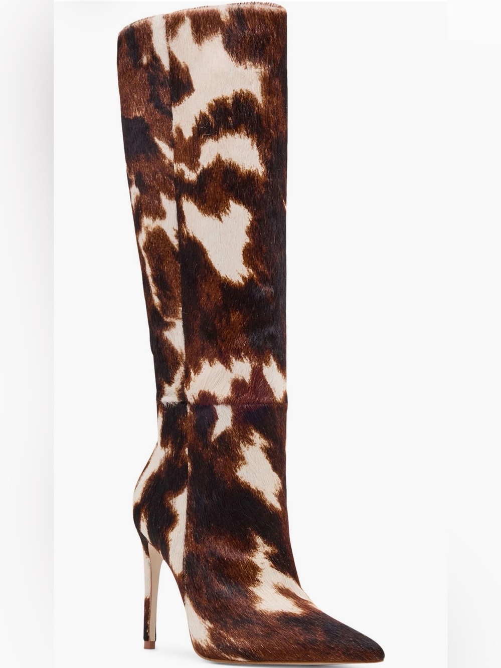 NEW Steve Madden Nitro Genuine Calf Hair Knee High Boot - 8.5 Women